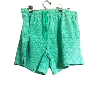 Lauren James mint Printed swim shorts xxl